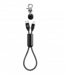 Cáp HyperDrive Keychain USB-C to Lightning (HD-CLM302) 0.2M 