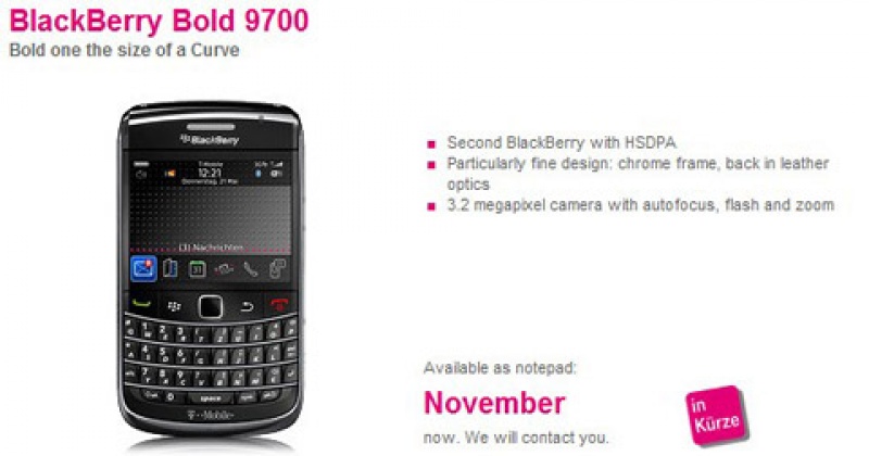 BlackBerry Bold 9700 trình diện