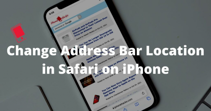 Cách thay đổi vị trí thanh địa chỉ trong Safari trên iPhone