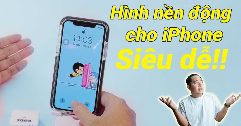 Cài hình nền động trên iPhone siêu dễ!!