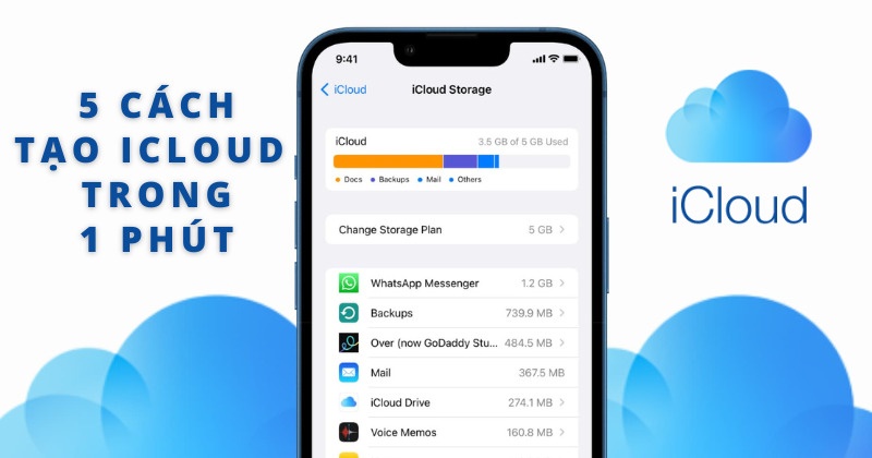 Chi tiết 5 cách tạo iCloud đơn giản chỉ mất 1 phút!