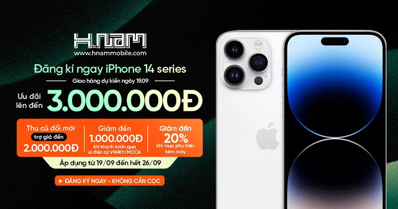 ĐĂNG KÝ NGAY IPHONE 14 SERIES - KHÔNG CẦN CỌC TRƯỚC