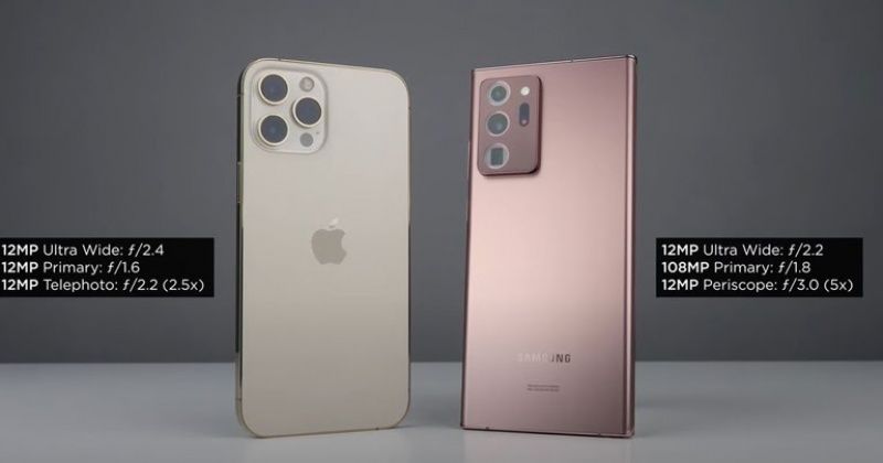 Đánh giá camera iPhone 12 Pro Max và Galaxy Note 20 Ultra - Kẻ tám lạng người nửa cân