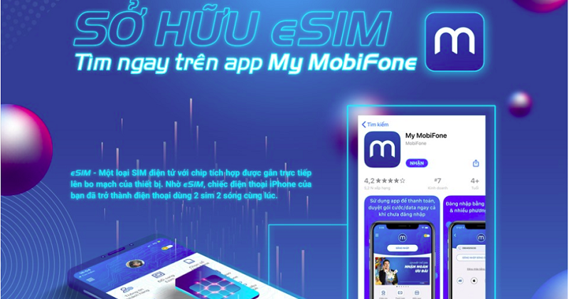 Đổi eSIM tại nhà nhanh chóng tiện lợi với My MobiFone