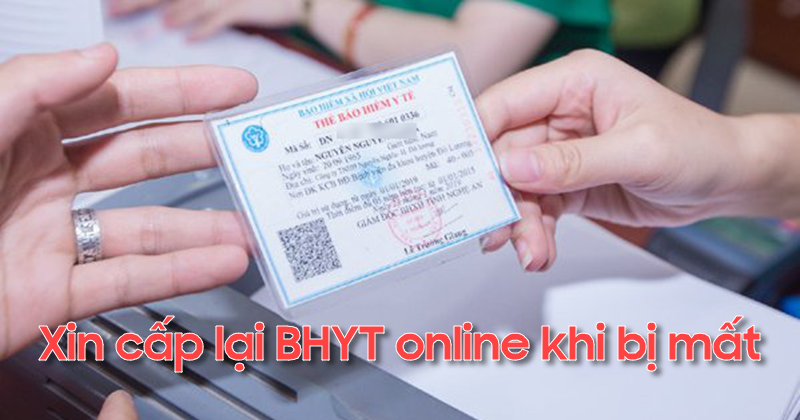 Hướng dẫn cách làm lại thẻ bảo hiểm y tế online khi bị mất