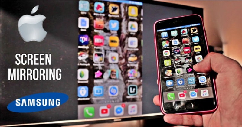 Hướng dẫn cách phản chiếu màn hình iPhone lên tivi Samsung mới nhất