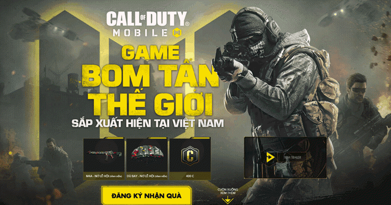 Hướng dẫn đăng ky trải nghiệm sớm tựa game Call of Duty Mobile VN, giới hạn chỉ 50.000 người chơi