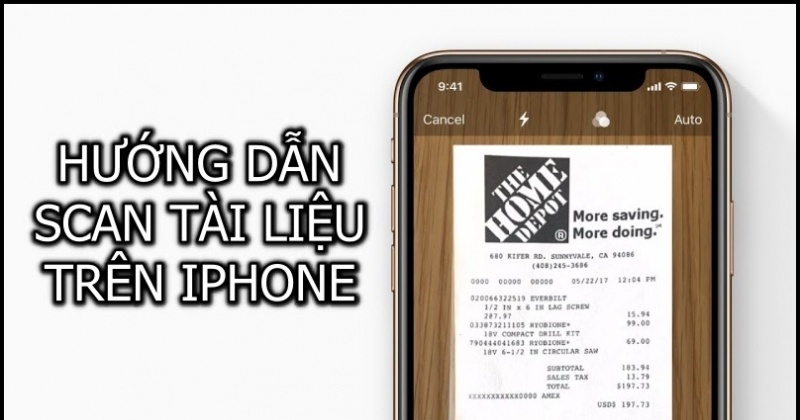 Hướng dẫn scan tài liệu trên iPhone và Macbook