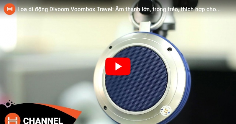 Loa di động Divoom Voombox Travel: Âm thanh lớn, trong trẻo, thích hợp cho phượt thủ