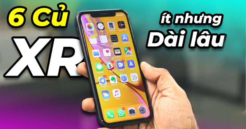 Mua máy cũ dùng lâu dài: iPhone XR 128GB cũ 99 là “chân ái” số 1!