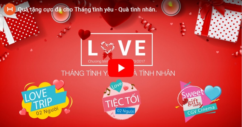 Quà tặng cực đã cho Tháng tình yêu - Quà tình nhân.