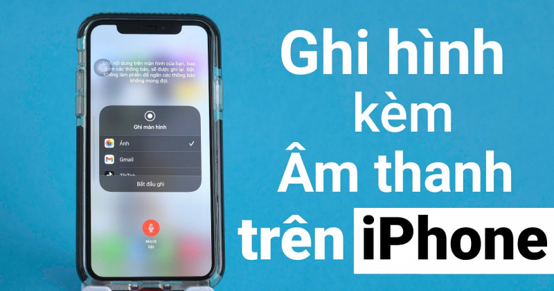 Quay màn hình kèm âm thanh trên iPhone cực dễ!!!