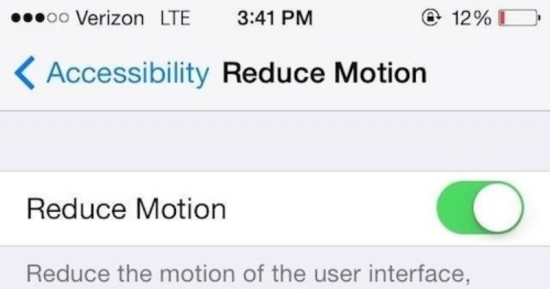 Tắt hiệu ứng ảnh nổi gây hao pin trên iOS 7