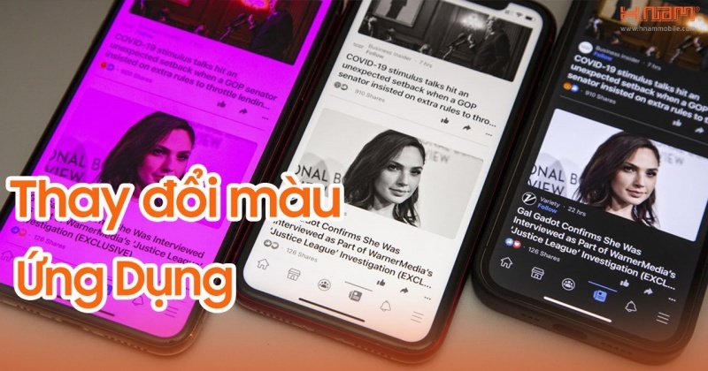 Thay đổi màu của bất kỳ giao diện ứng dụng nào trên iPhone