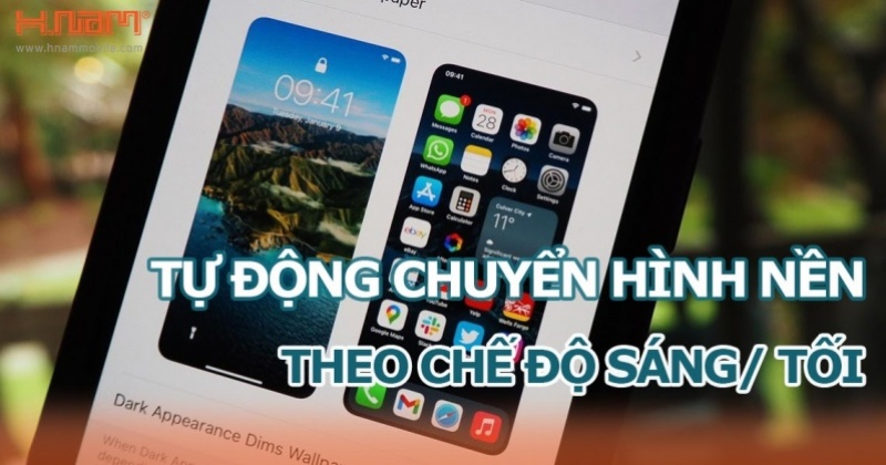 Tự động chuyển đổi hình nền cho iPhone theo Chế độ tối / sáng