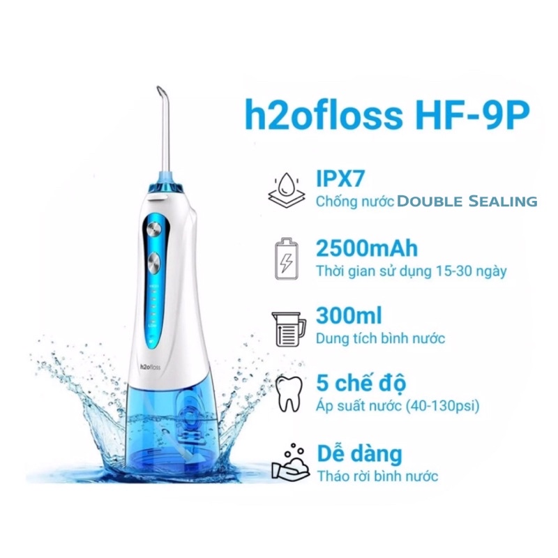 Máy tăm nước H2OFloss HF-9P 