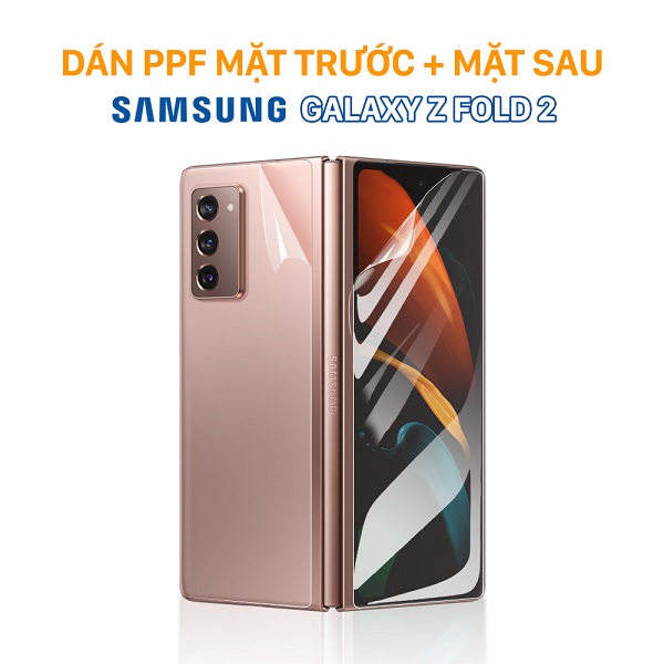 Bộ dán màn hình PPF trước sau Galaxy Fold 2