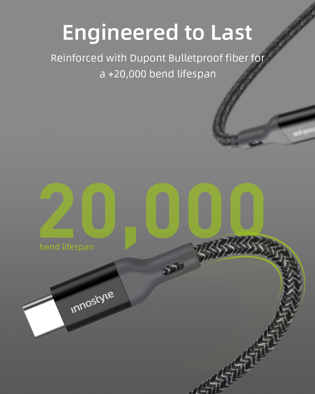 Cáp Innostyle USB-C to Lightning 1m5 (ICL150AL)