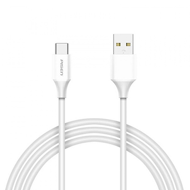 Cáp Pisen USB-C Braided 2.4A 1200mm (TC14-1200)