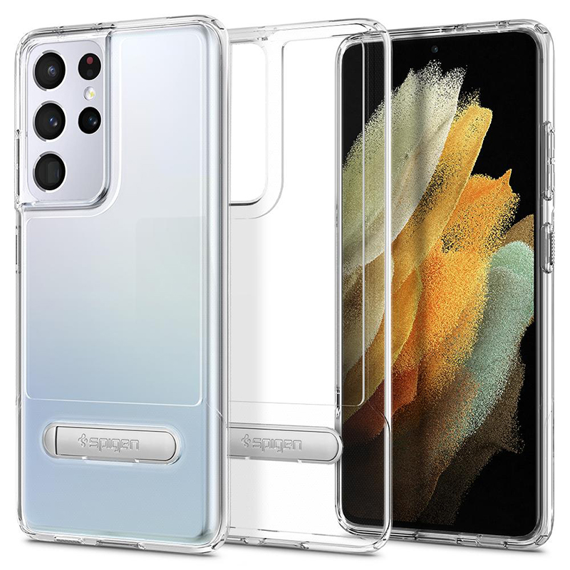 Ốp Lưng Spigen Slim Armor Essentail S Crystal Galaxy S21 Ultra (ACS02376) 