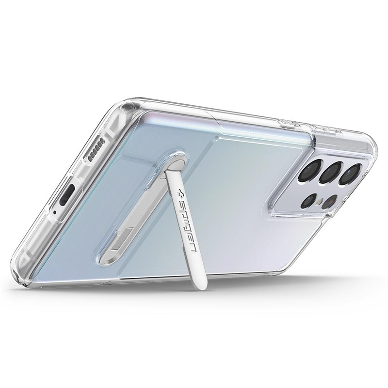 Ốp Lưng Spigen Slim Armor Essentail S Crystal Galaxy S21 Ultra (ACS02376) 