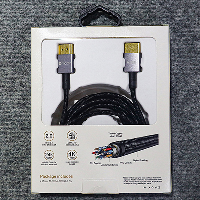 Cáp Mazer Multimedia HDMI to HDMI 4K (HDMI-UT300) 3m