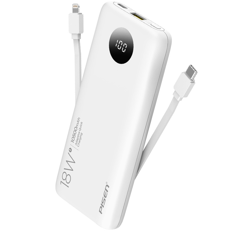 Pin dự phòng Pisen Quick PowerFo QP18 10500mAh (TS-D296)