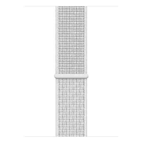 Apple Watch Series 4 40mm LTE Silver Aluminum Case with Seashell Sport Loop MTUF2