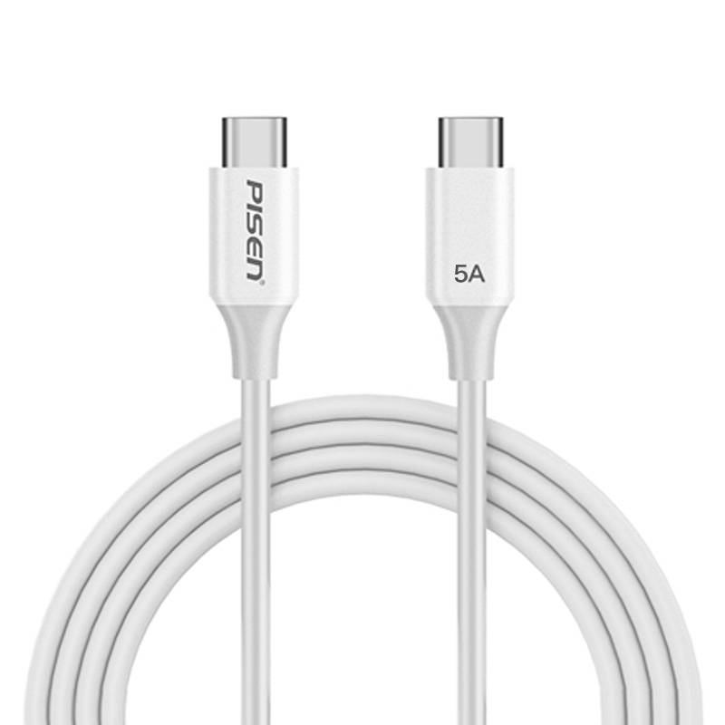 Cáp Pisen USB-C to USB-C Quick Dual 5A 1200mm (TCC04-1200) 