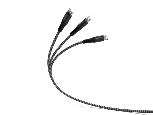 Cáp HyperDrive Touch USB-C to Lightning 20W (HD-CLB513) 1M 