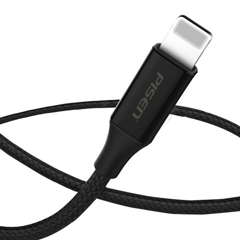 Cáp Pisen Lightning Braided 2.4A 1200mm (AL17-1200) 