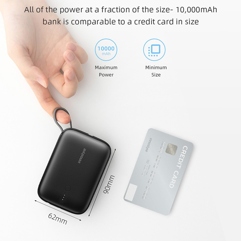 Pin Dự Phòng Innostyle Powergo Mini 10000mAh 22.5W QC3.0 (IP22PDBLK)