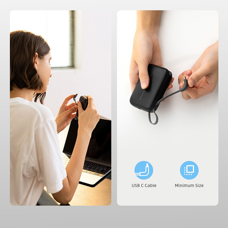 Pin Dự Phòng Innostyle Powergo Mini 10000mAh 22.5W QC3.0 (IP22PDBLK)