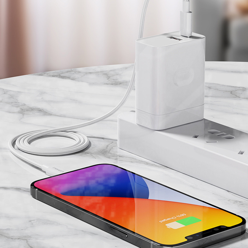 Cáp Pisen USB-C to Lightning Quick PD 20W 1200mm (ZY-CL-PD01-1200)
