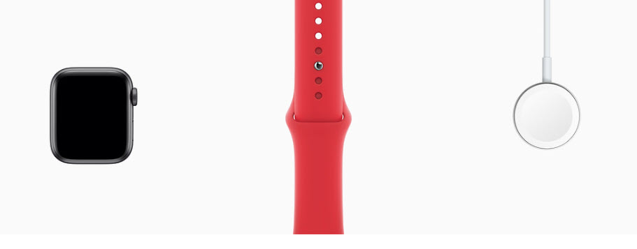 Apple Watch Series 6 44mm GPS PRODUCT RED Aluminium Case with PRODUCT RED Sport Band M00M3